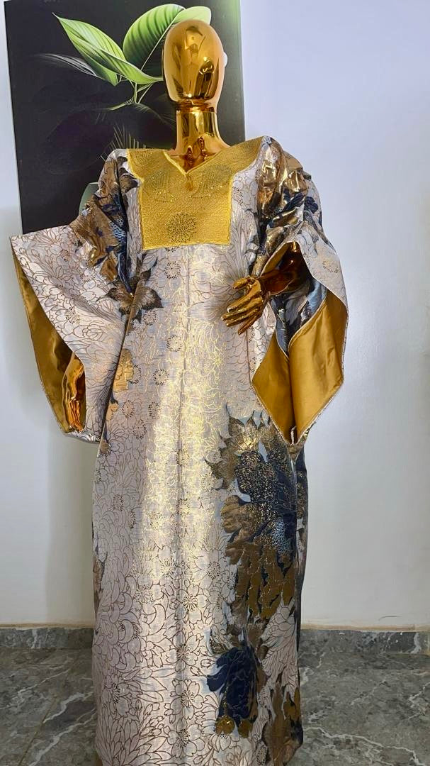 Afro Hadassah Luxury Damask Boubou