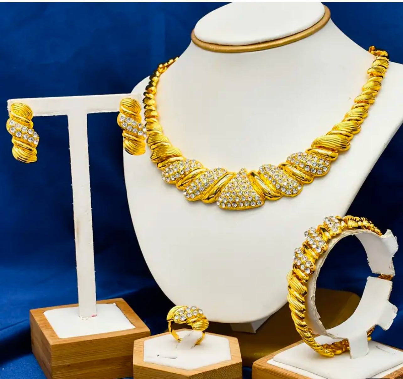 24K Gold Plated Jewelry Set