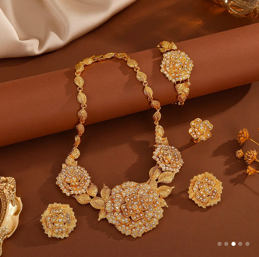 5pcs Luxury Vintage Jewelry Set