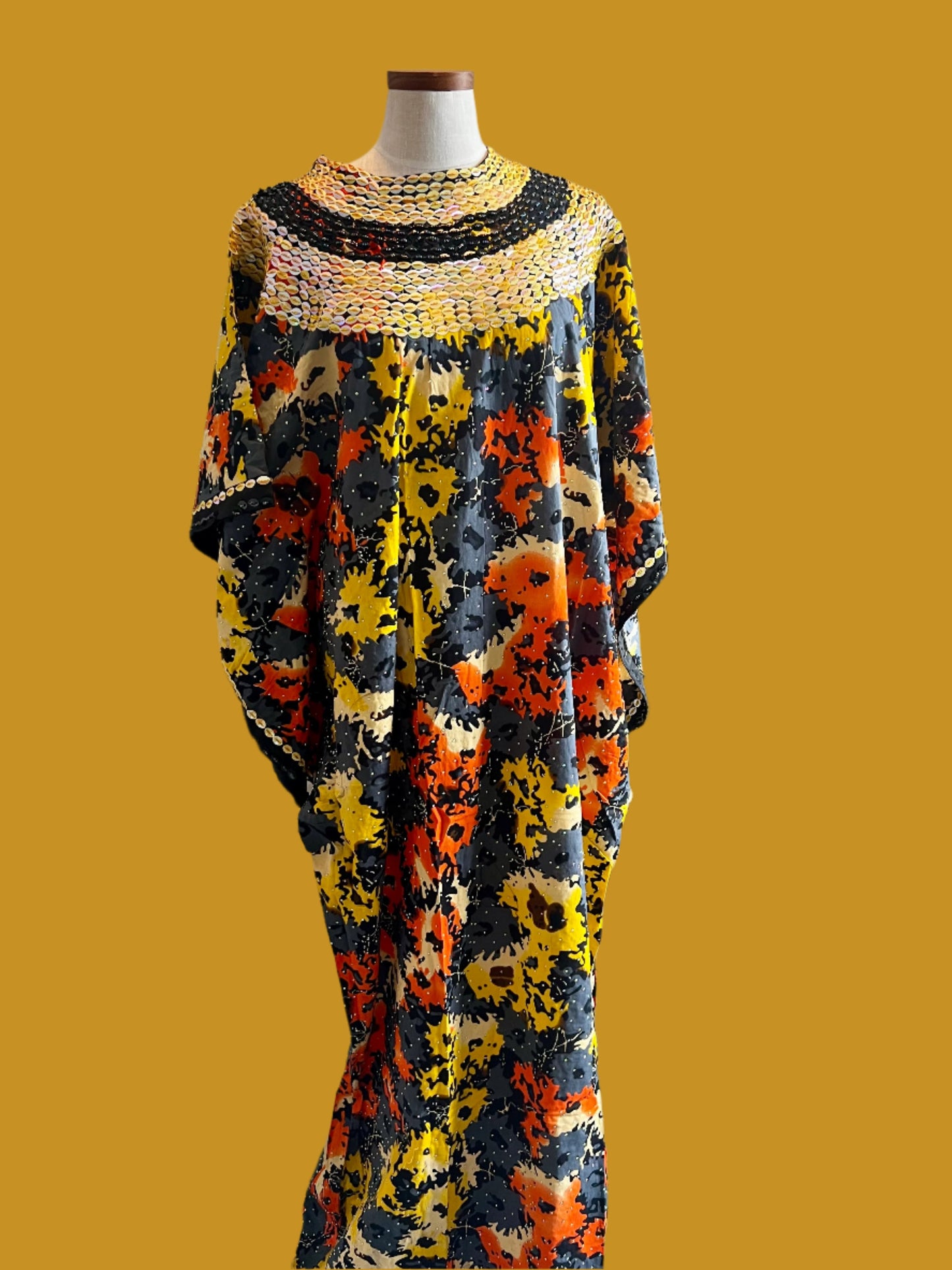 Beaded Ankara Boubou