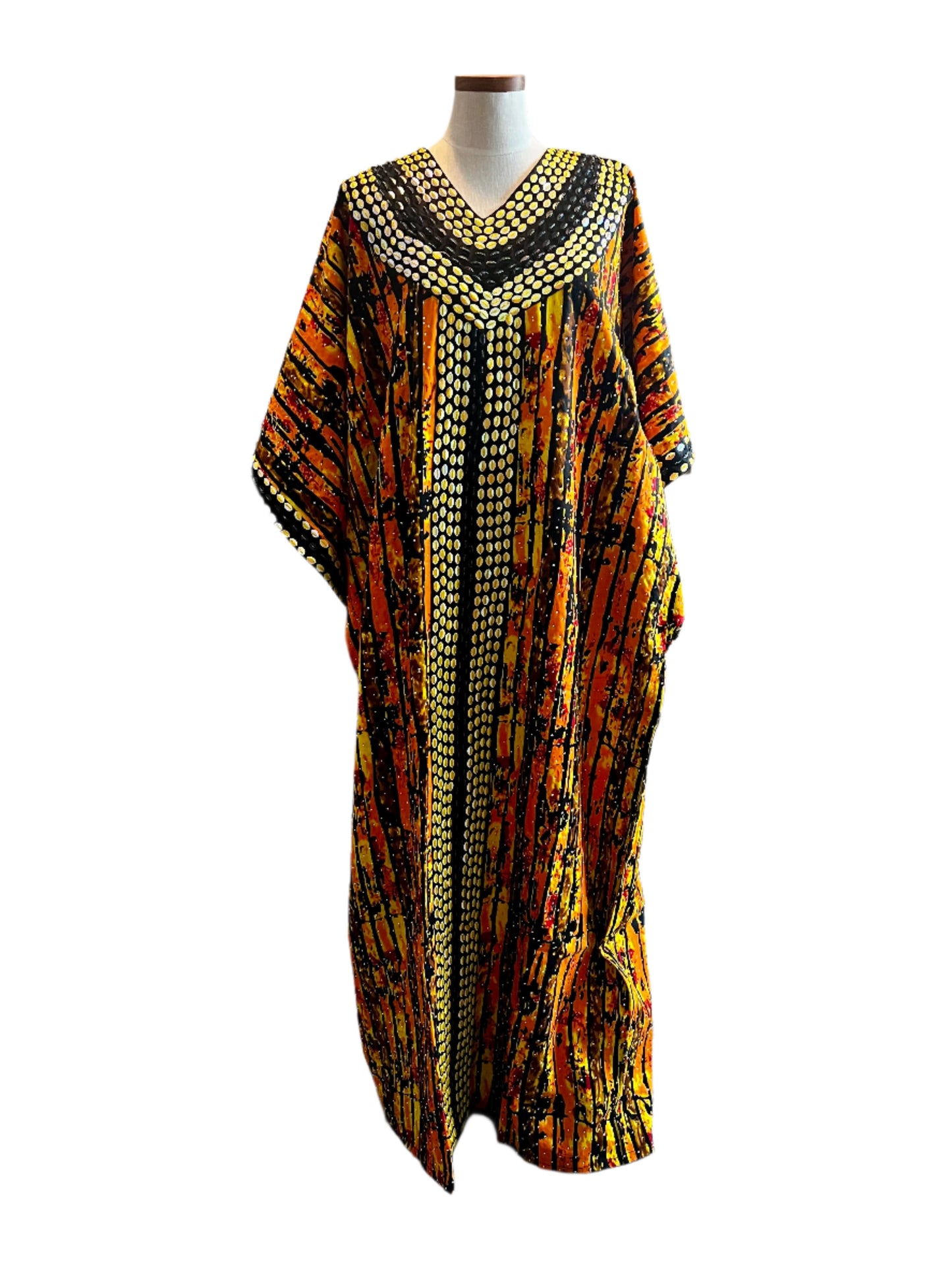 Beaded Ankara Boubou