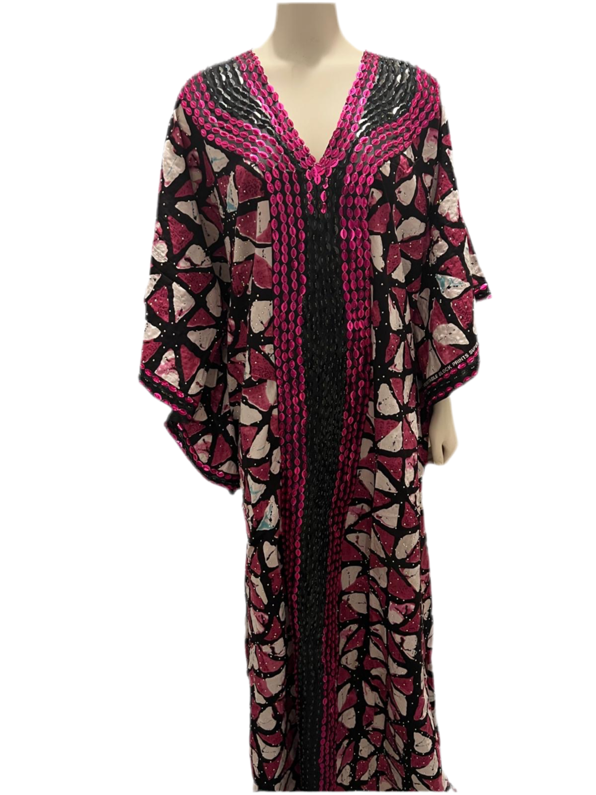 Beaded Ankara Boubou