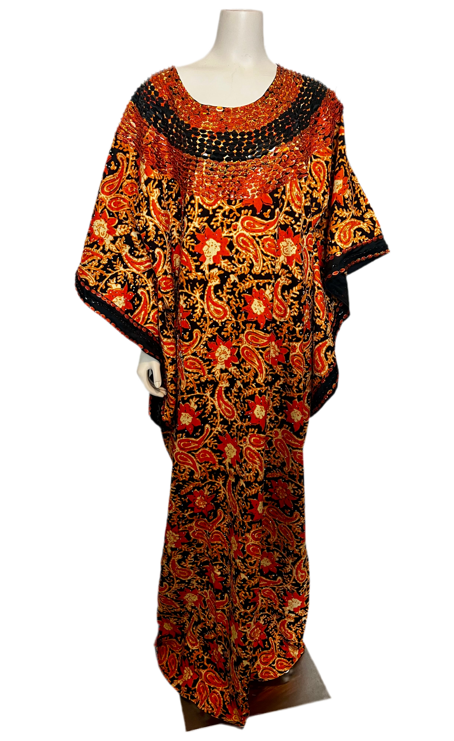 Beaded Ankara Boubou