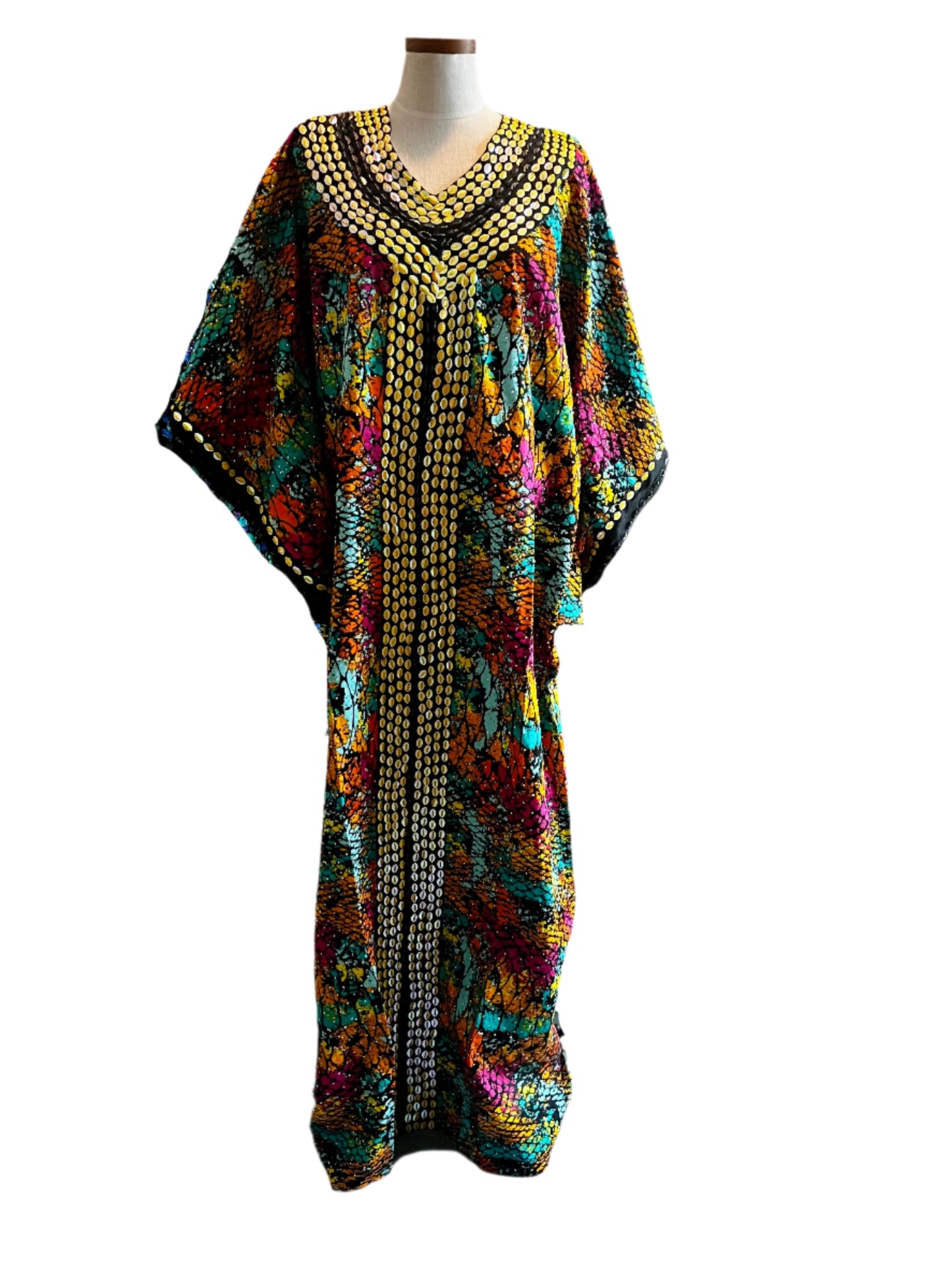 Beaded Ankara Boubou