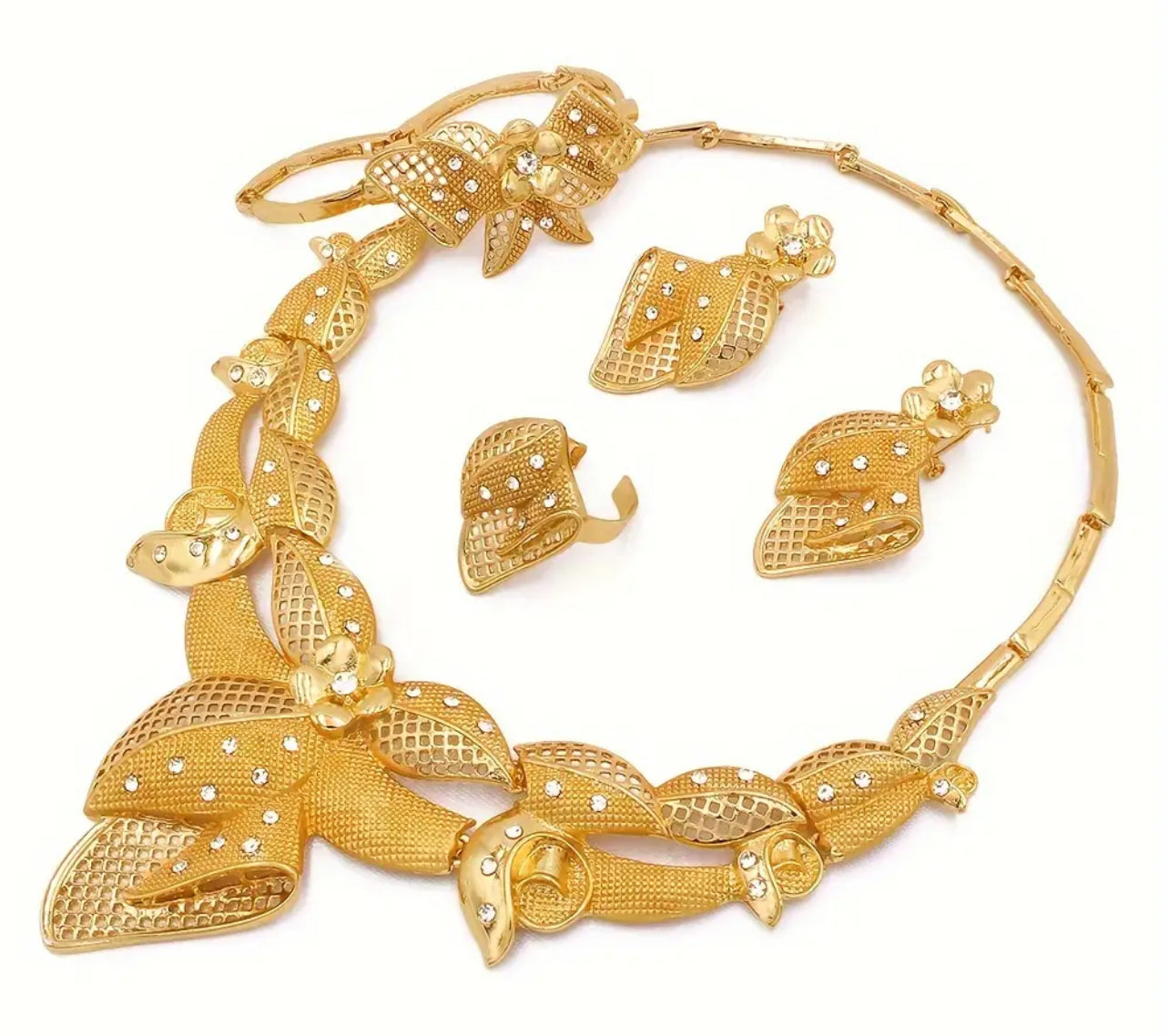 24K Gold Plated Jewelry Set