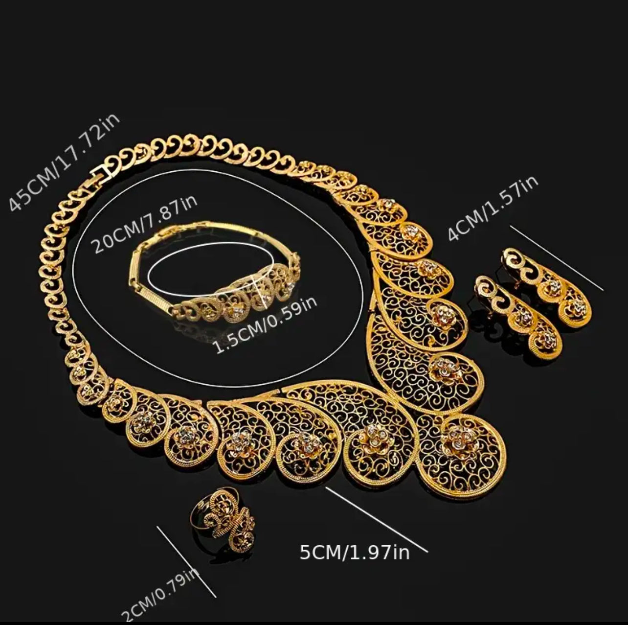 Indian Style Jewelry Set