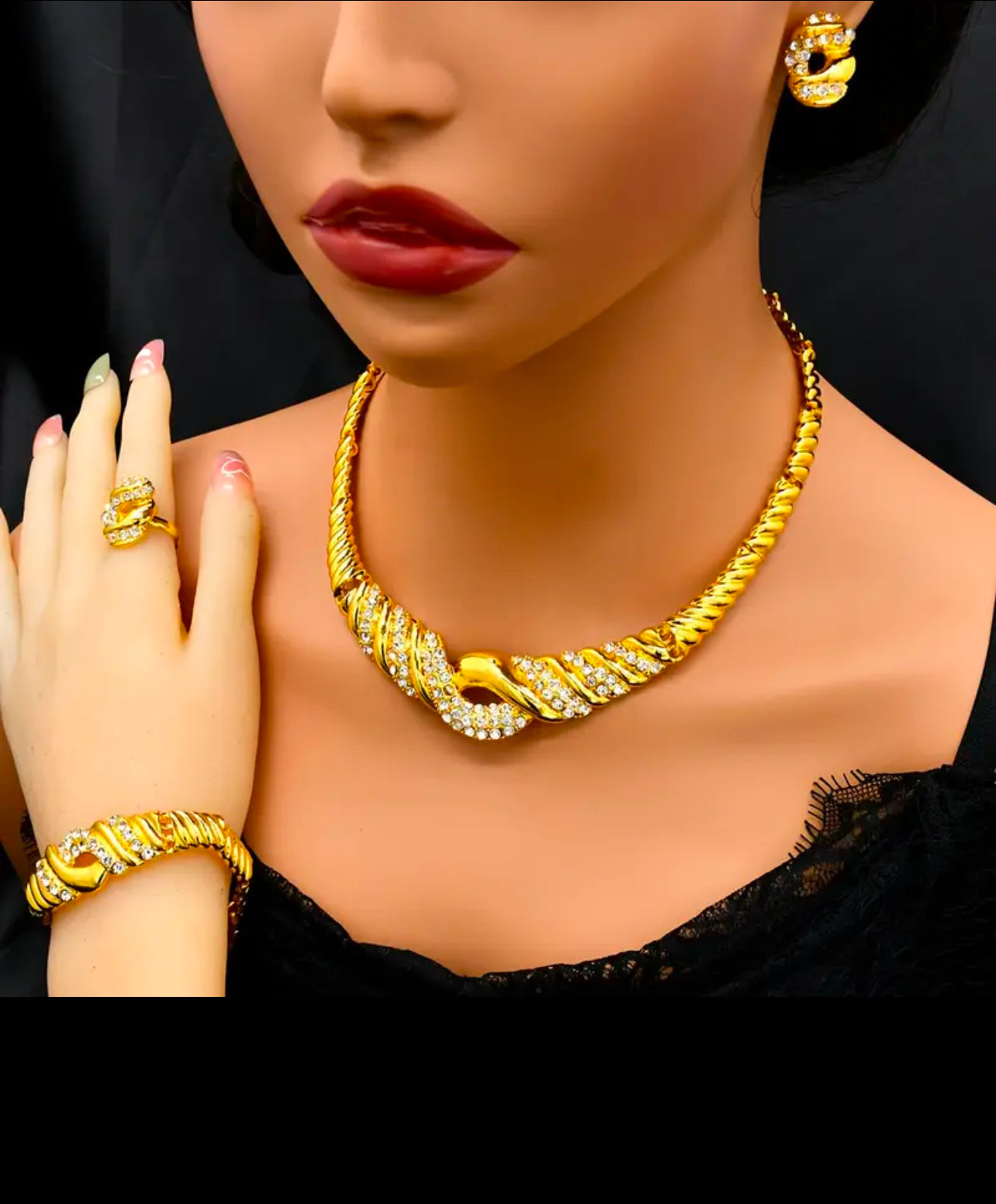 24K Gold Plated Jewelry Set