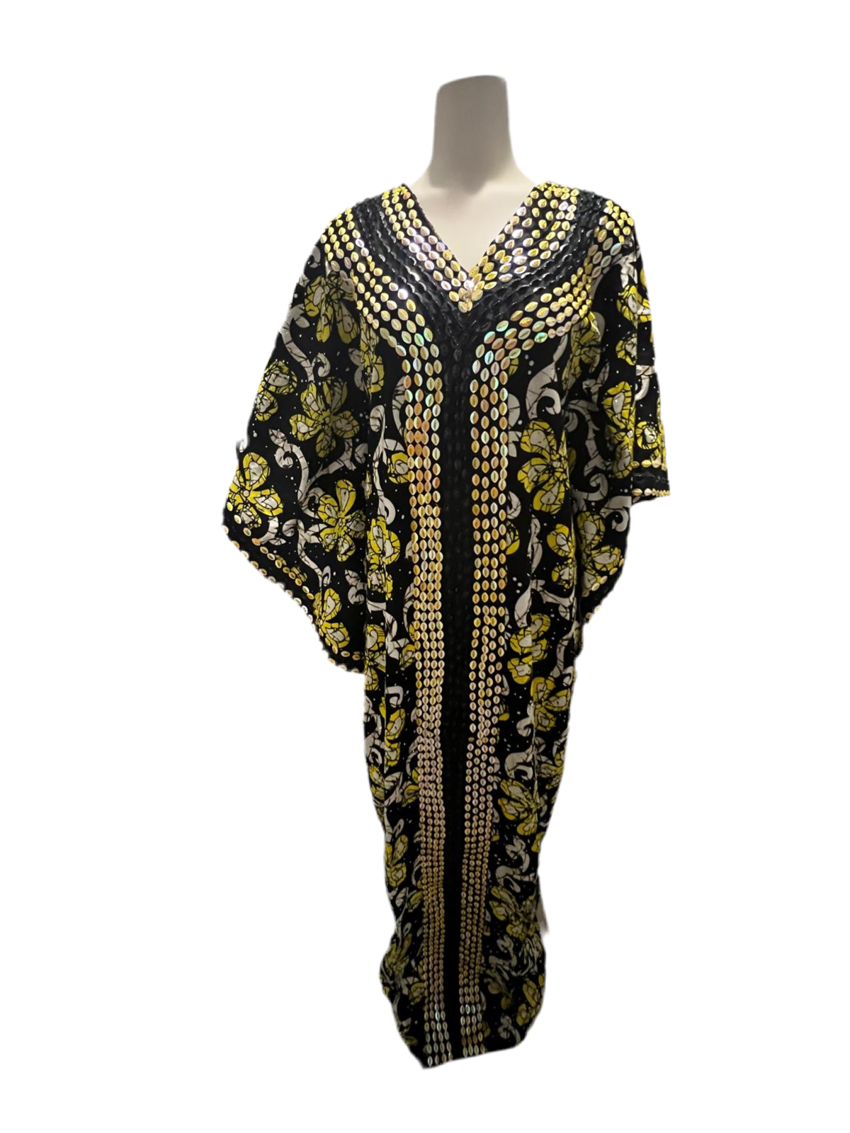 Beaded Ankara Boubou