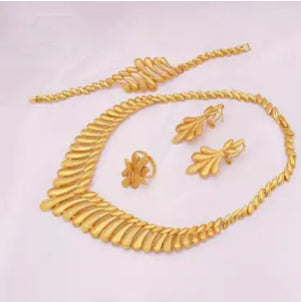 24K Gold Plated Jewelry Set