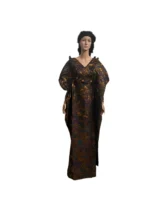 African Unique Damask Brocade Boubou/Maxi Dress - Image 7