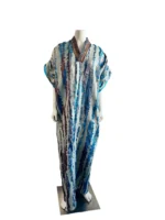 African Luxuy Jaquard Tulle Embroidered/Beaded Kaftan - Image 8
