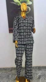 African Print Ankara Pant Set - Image 3