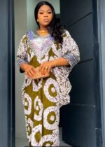 African Print Ankara Hand Beaded Bubu - Image 3