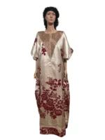 Luxury Damask Brocade Afro Embroidered Kaftan - Image 2
