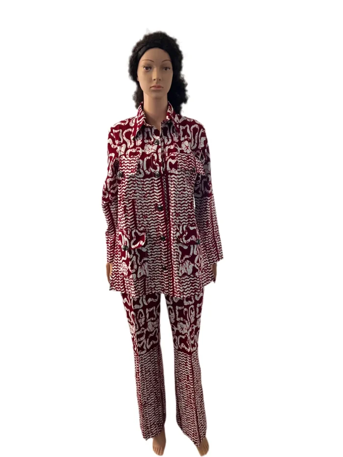 African Print Ankara Pant Set - Image 4