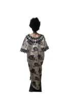 Luxury Damask Brocade Afro Embroidered Kaftan - Image 4