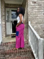 African Ethnic Prints Ankara Cargo/Jogger/Bell Botttom/ Designed Pants - Image 4