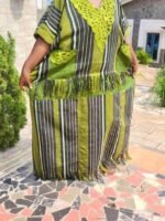 Special African Traditional Woven Aso-Oke/Kente Dress - Image 4