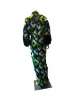 African Print Ankara Tie waist Sisi Eko Dress - Image 7