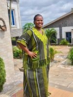 Special African Traditional Woven Aso-Oke/Kente Dress - Image 2