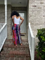 African Ethnic Prints Ankara Cargo/Jogger/Bell Botttom/ Designed Pants - Image 4