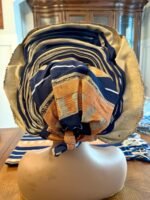 Traditional African Bridal Headgear/Head Tie Aso-Oke/Kente Auto Gele 2p Set Gele and Ipele - Image 8