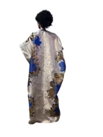 African Luxury Damask Brocade Afro Haddasah Bubu - Image 4