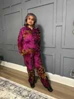 African Print Ankara Pant Set - Image 11