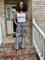 African Ethnic Prints Ankara Cargo/Jogger/Bell Botttom/ Designed Pants - Image 2