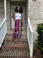 African Ethnic Prints Ankara Cargo/Jogger/Bell Botttom/ Designed Pants - Image 6