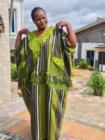 Special African Traditional Woven Aso-Oke/Kente Dress - Image 10