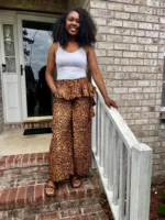 African Ethnic Prints Ankara Cargo/Jogger/Bell Botttom/ Designed Pants - Image 7