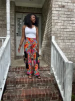 African Ethnic Prints Ankara Cargo/Jogger/Bell Botttom/ Designed Pants - Image 11