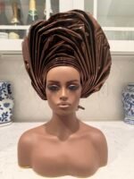 African  Unique Liquid Metallic Auto Gele 1p - Image 5