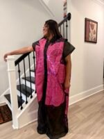 Luxury African Modern European Organza Brocade Bubu/Boubou Maxi Dress with Inner wear - Image 20