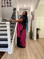 Luxury African Modern European Organza Brocade Bubu/Boubou Maxi Dress with Inner wear - Image 14