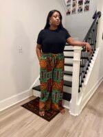 African Ethnic Prints Ankara Cargo/Palazzo  Pants/Bottom - Image 3