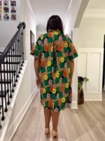 African Print Ankara  2p Afro Bithiah Jacket Dress  Set - Image 5