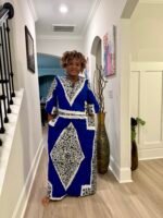 High Quality Java African Traditional Ethnic  Ankara Print  Kaftan Dress - Image 7