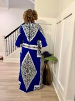 High Quality Java African Traditional Ethnic  Ankara Print  Kaftan Dress - Image 8