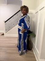 High Quality Java African Traditional Ethnic  Ankara Print  Kaftan Dress - Image 9