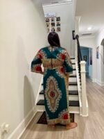 High Quality Java African Traditional Ethnic  Ankara Print  Kaftan Dress - Image 11