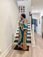 High Quality Java African Traditional Ethnic  Ankara Print  Kaftan Dress - Image 12