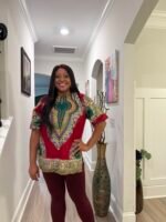 High quality unique African Ethnic Print Danshiki Women Tops - Image 10