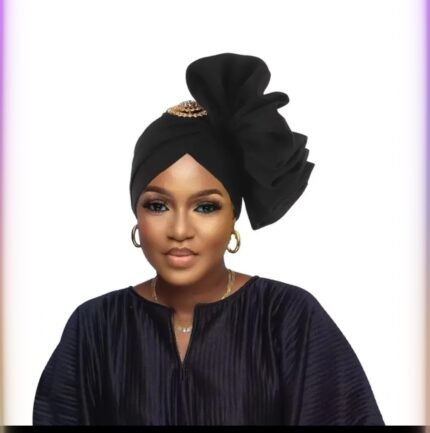 African Turban with Brooch