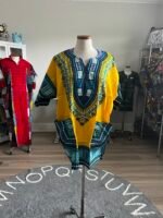 African Print Danshiki Top: Unisex Ethnic Blouse, 100% Cotton - Image 4
