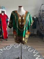 African Print Danshiki Top: Unisex Ethnic Blouse, 100% Cotton - Image 9
