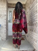 Modern African Ankara Wax Print Afro Evelyn 3p Women Pant Set - Image 6