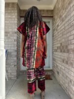 Modern African Ankara Wax Print Afro Evelyn 3p Women Pant Set - Image 3